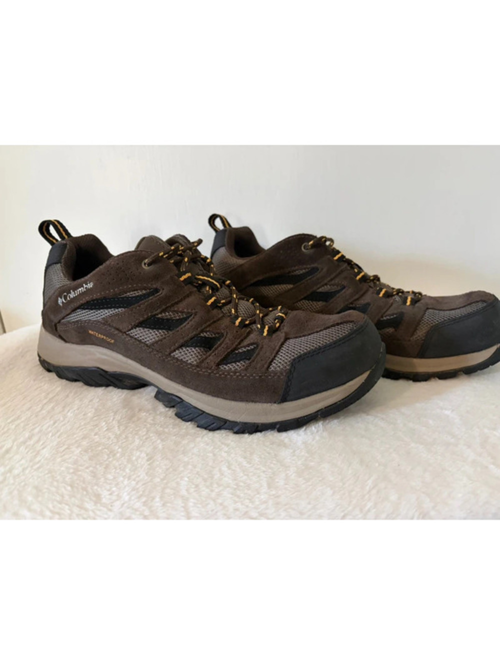 Columbia Men’s Crestwood Waterproof Hiking Shoes Brown Size 9.5 NWOT